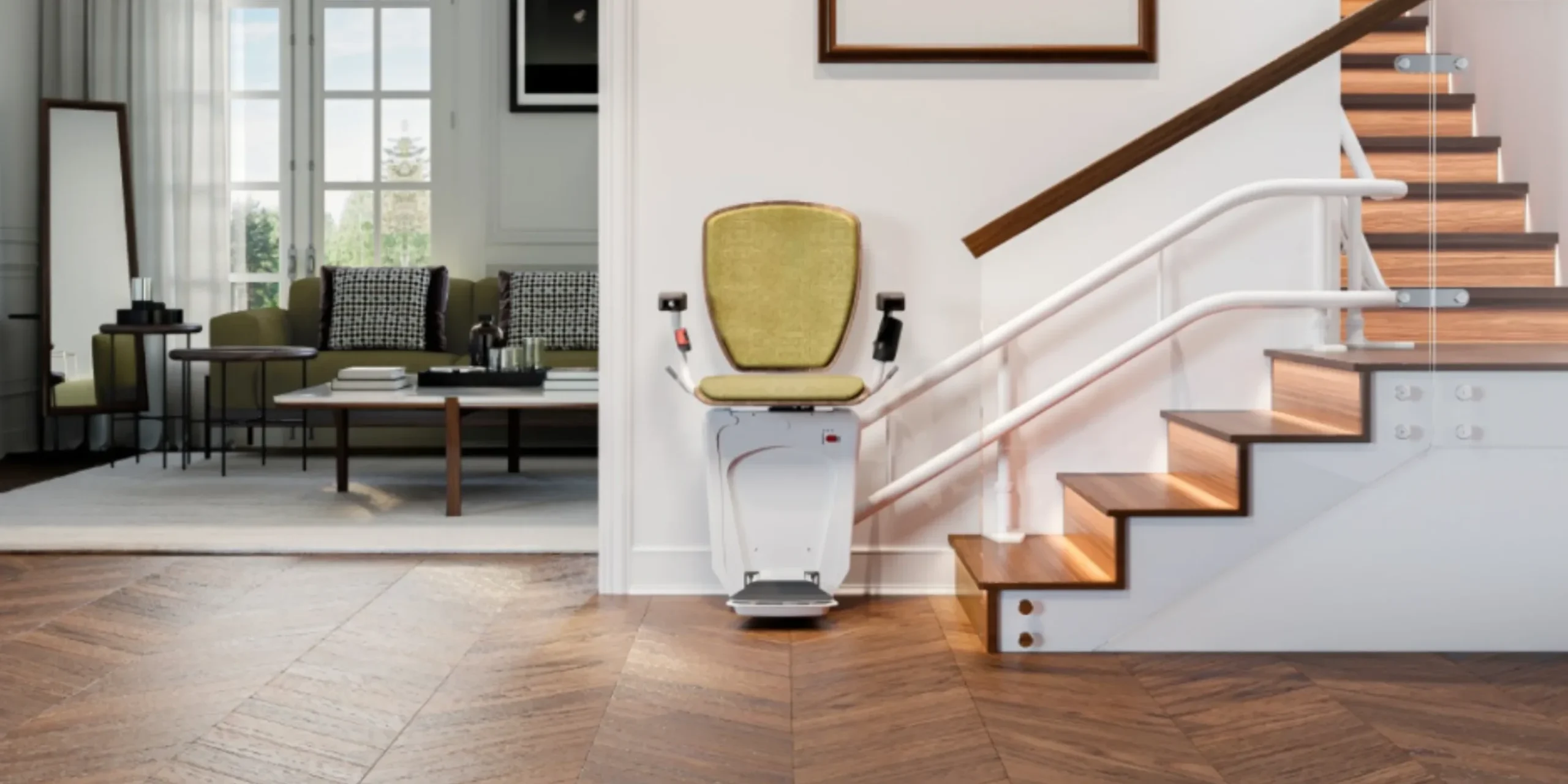 Das Bild zeigt einen Sitzlift.